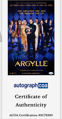 Bryce Dallas Howard Signed 11x17 Photo (Argyle) - ACOA