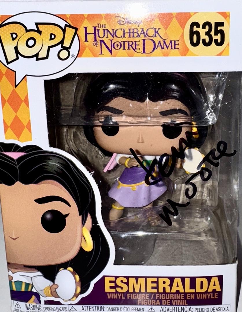 Demi Moore Signed Funko Pop #635 Esmeralda (Hunchback Of Notre Dame)  - PSA COA