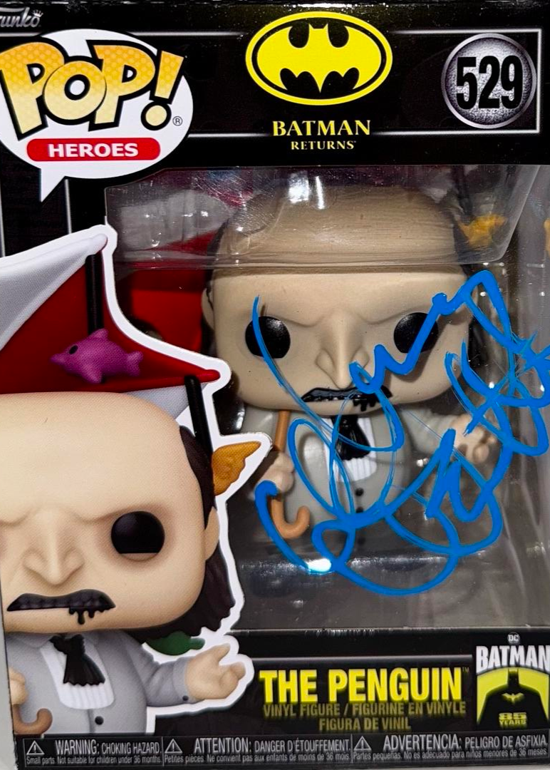 Danny Devito Signed Funko Pop #339 "The Penguin" Batman Returns - Beckett COA #02