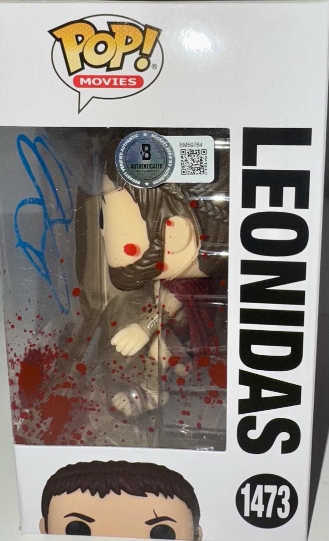 Gerard Butler Signed Funko Pop #1473 "Leonidas" - Beckett COA #02