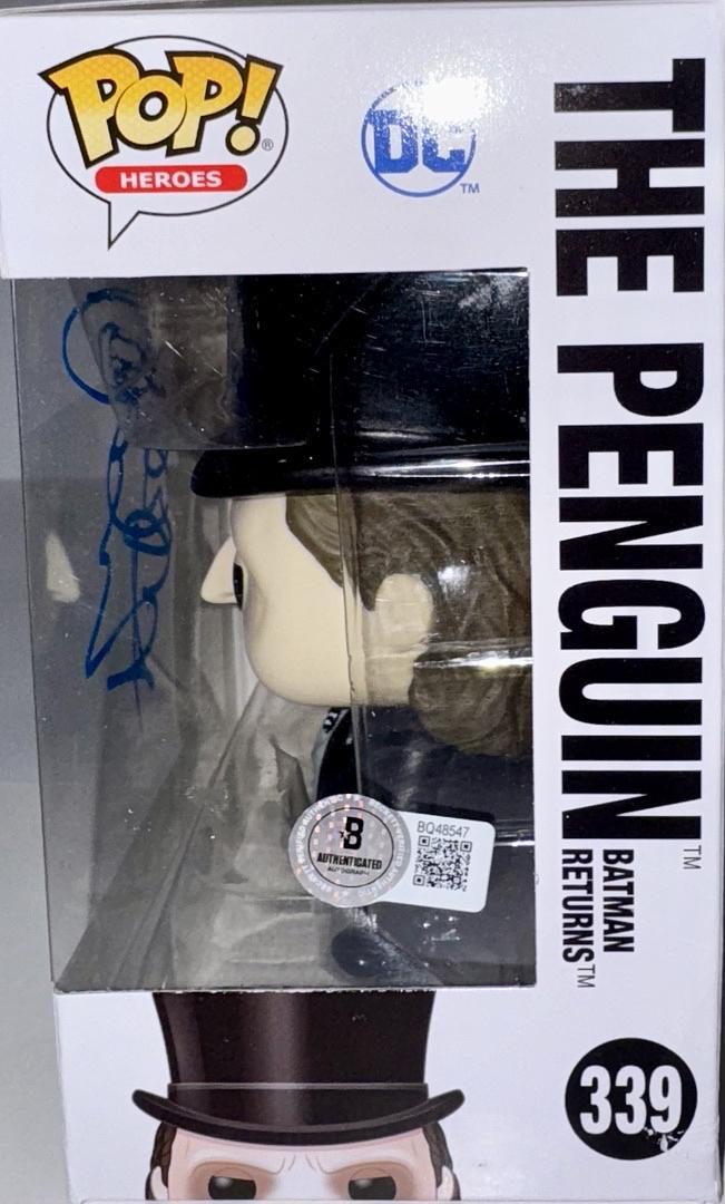 Danny Devito Signed Funko Pop #339 "The Penguin" Batman Returns (Blue Ink) - Beckett COA