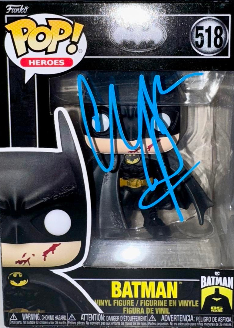 Christian Bale Signed Funko Pop #518 "Batman" - JSA COA #03