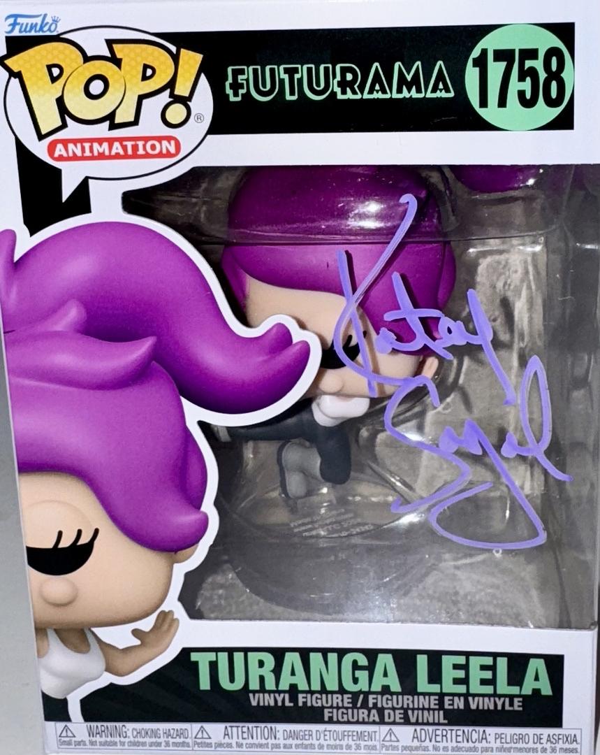 Katey Sagal Signed Funko Pop #1758 "Turanga Leela" (Futurama) - OC Celebrity Marketing #01