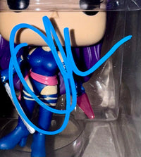 Olivia Munn Signed Funko Pop #180 Psylocke X-Men - Beckett COA #03