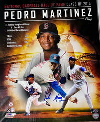 Pedro Martinez Signed 16x20 Photo (Baseball HOF Class of 2015) - SureShot COA