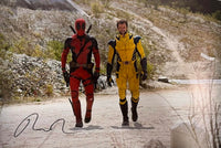 Ryan Reynolds signed 11x14 Deadpool & Wolverine (Black Ink) - SWAU