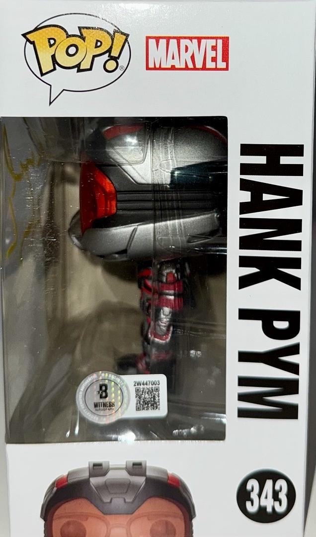 Michael Douglas Signed Funko Pop #343 "Hank Pym" (Ant-Man) - Beckett COA #06