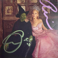 Cynthia Erivo & Ariana Grande Mounted Signed Wicked CD Insert 11x14  - JSA COA