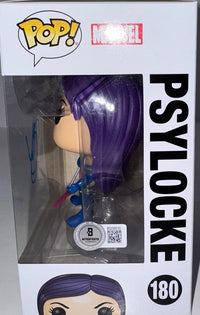 Olivia Munn Signed Funko Pop #180 Psylocke X-Men - Beckett COA #02
