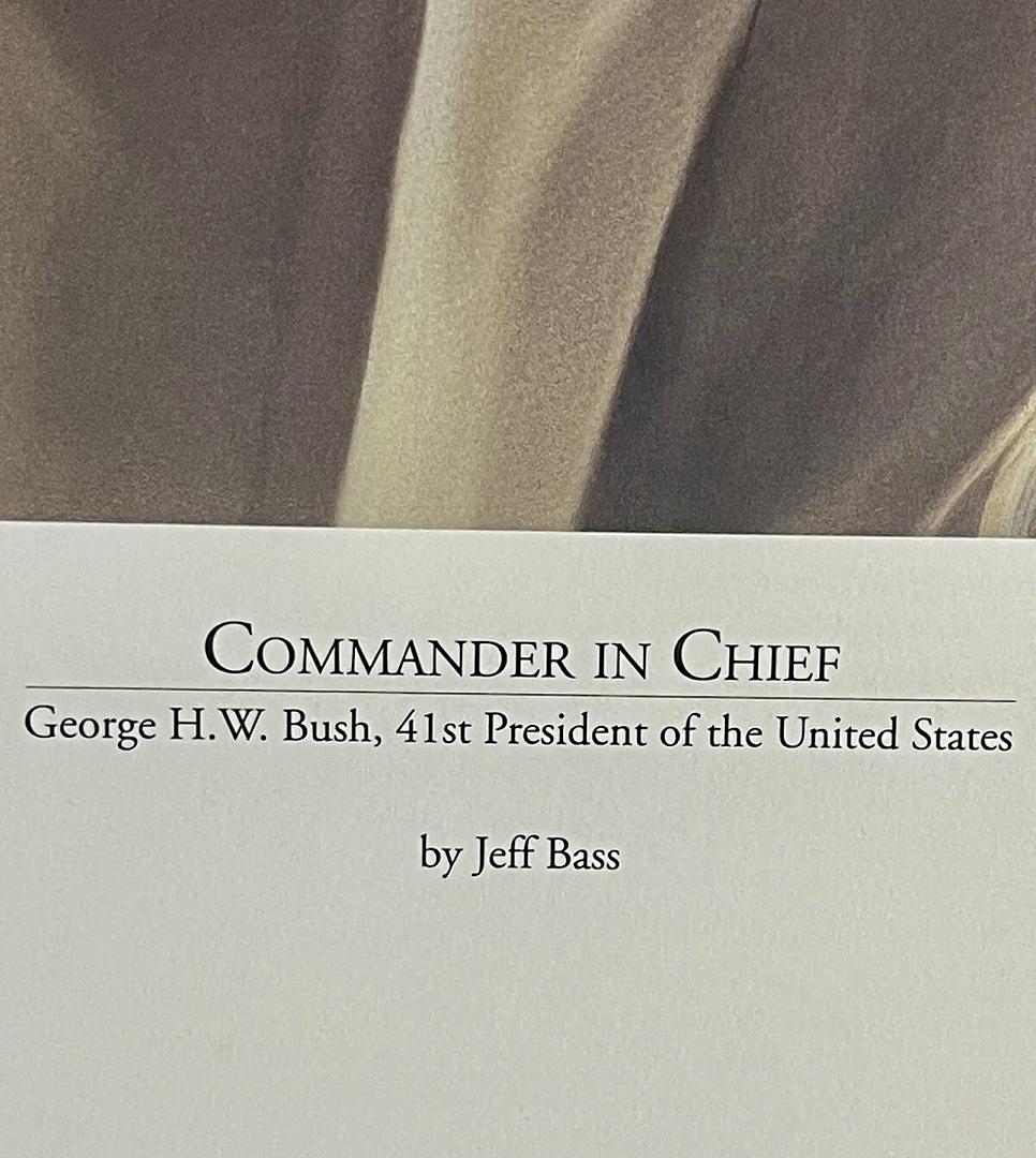 George Bush 18x24 Framed Signed Lithograph Limited Release #69/500