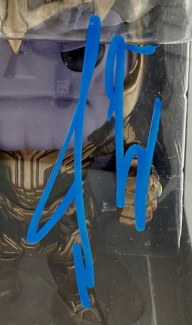Josh Brolin Signed Funko Pop #453 Thanos (Marvel Avengers) - Beckett COA