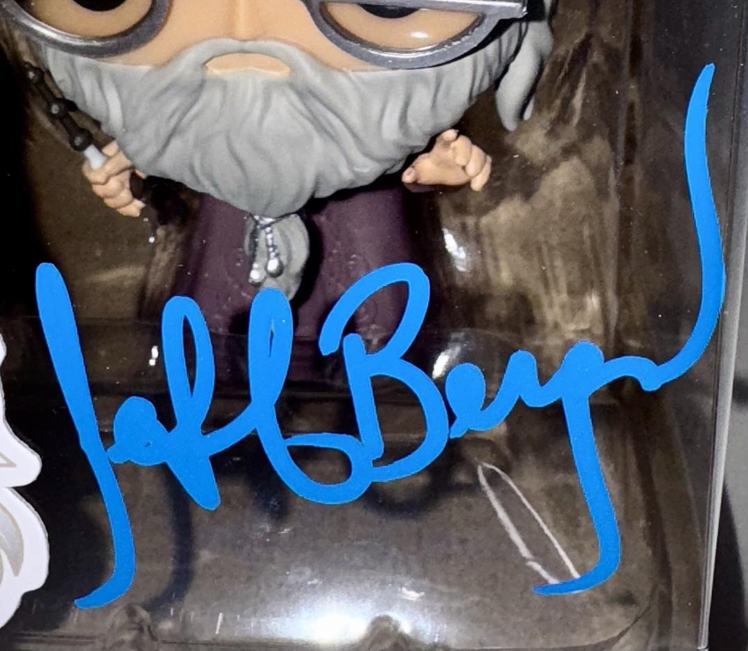 Jeff Bergman Signed Funko Pop #15 "Albus Dumbledore" (Harry Potter) - OC Celebrity Marketing