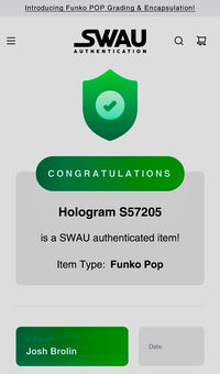 Josh Brolin Signed Funko Pop #453 "Thanos" (Avengers) - SWAU