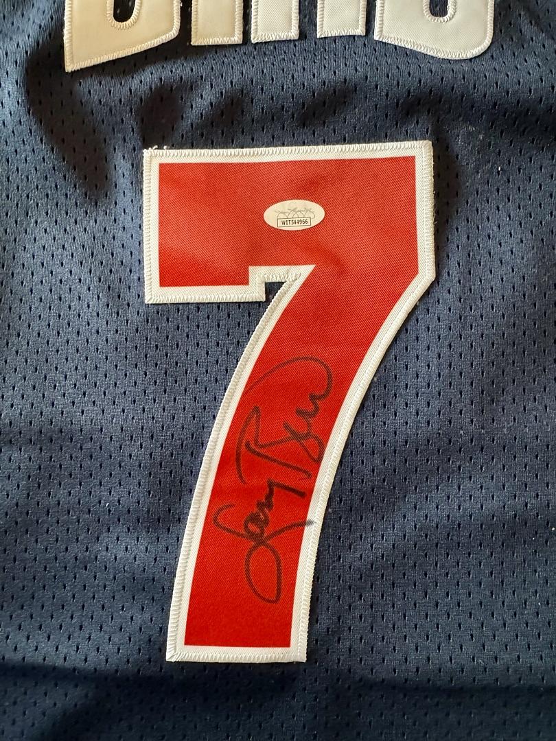 Larry Bird Signed Team USA Jersey -  JSA COA