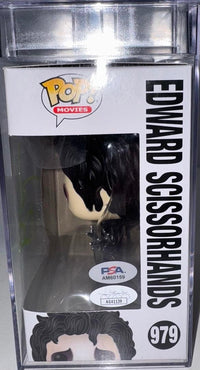 Johnny Depp Signed Funko Pop #979 Edward Scissorhands - JSA & PSA COA #1