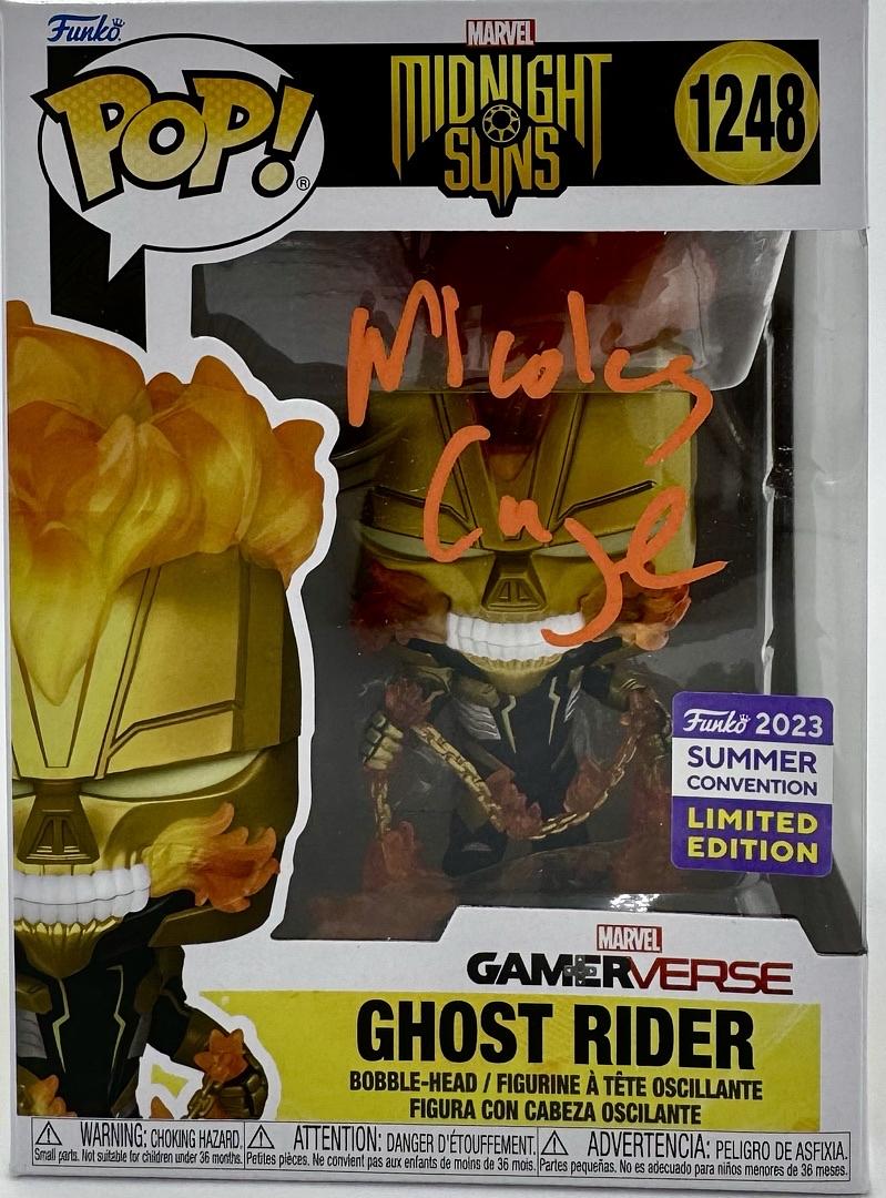 Nicholas Cage Signed Limited Edition Funko Pop #1248 (Ghost Rider Gamerverse) - Celebrity Authentics