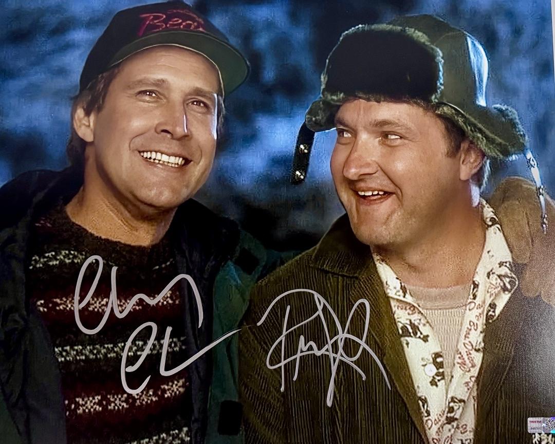 Chevy Chase & Randy Quaid Signed 16x20 Photo (Christmas Vacation) - TriStar COA