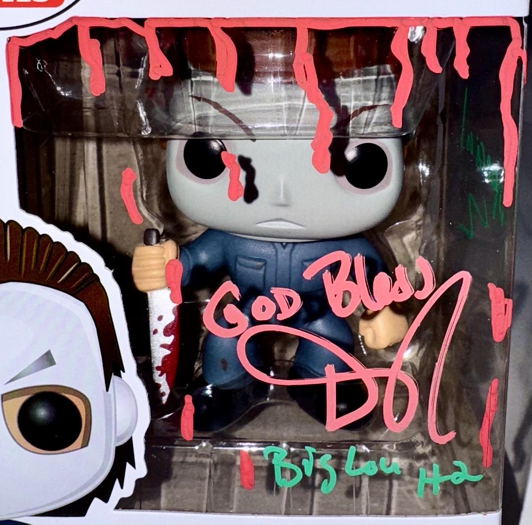 Daniel Roebuck Signed Funko Pop #03 Michael Myers (Halloween)w/drawing - SWAU