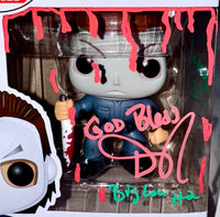 Daniel Roebuck Signed Funko Pop #03 Michael Myers (Halloween)w/drawing - SWAU
