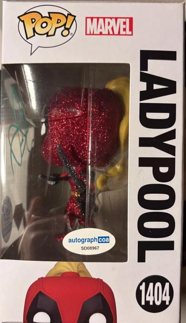 Blake Lively Signed Funko Pop #1404 (Deadpool) - ACOA