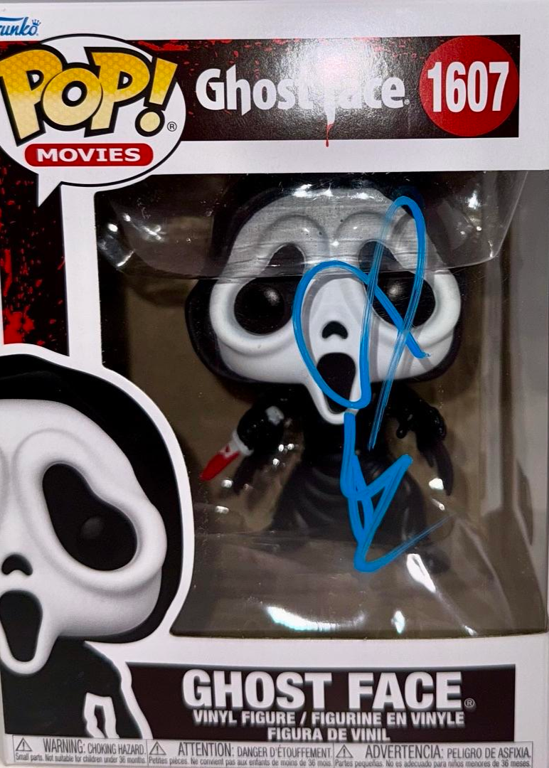 Drew Barrymore Signed Funko Pop #1607 "Ghost Face" Scream Movie - Beckett COA #02