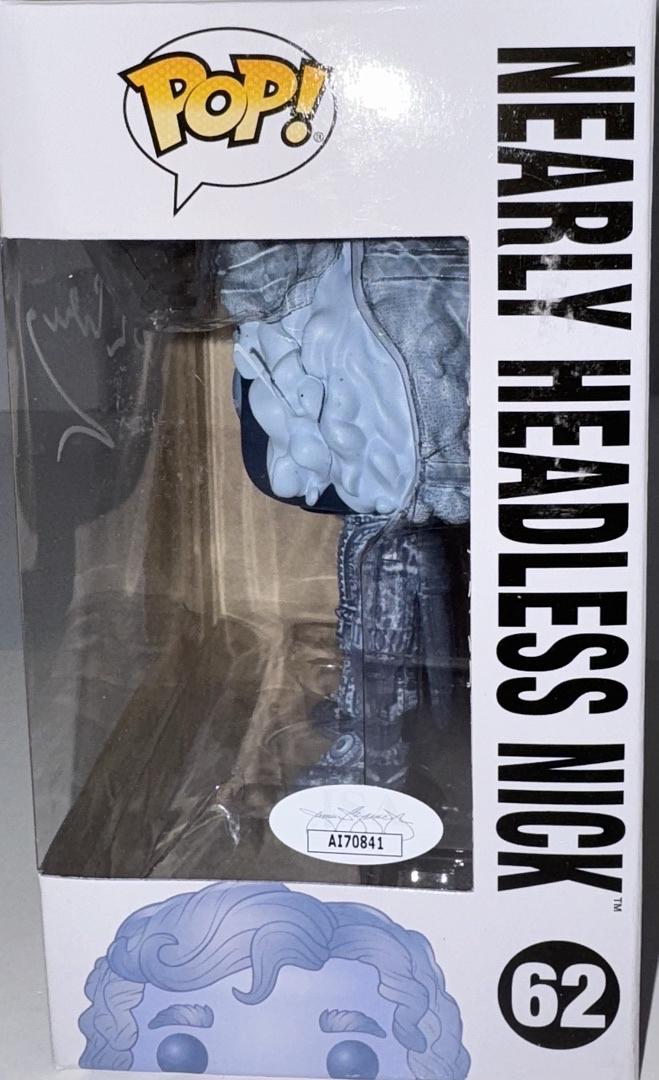 John Cleese Signed Funko Pop #62 "Nearly Headless Nick" (Harry Potter) - JSA COA
