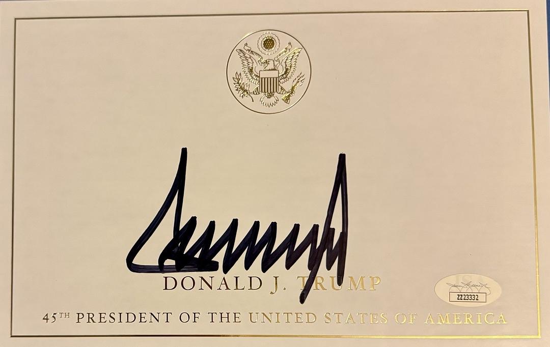 Donald Trump Autographed Save America Book Signed Hardcover - JSA COA #03