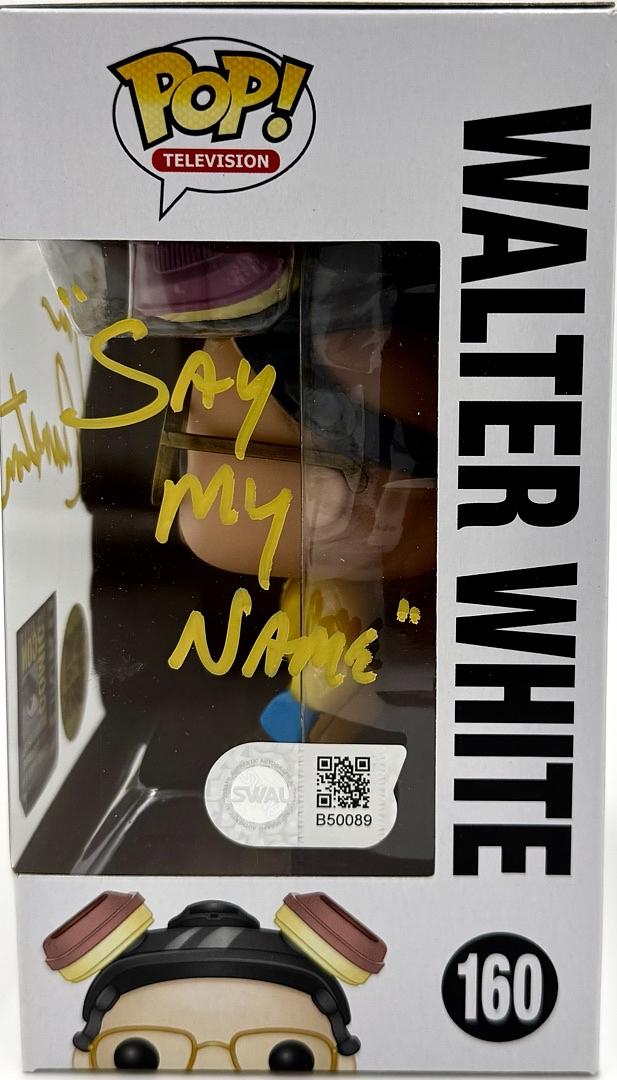 Bryan Cranston Signed San Diego Comic Con Limited Edition Funko Pop #160 Walter White (Breaking Bad) - SWAU