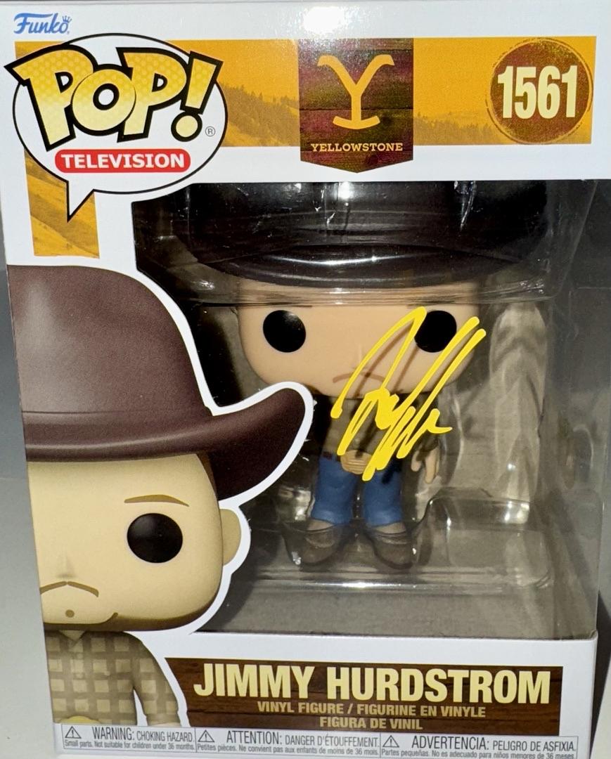 Jefferson White Signed Funko Pop #1561 "Jimmy  Hurdstrom" (Yellowstone) - Beckett COA #01
