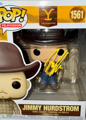 Jefferson White Signed Funko Pop #1561 "Jimmy  Hurdstrom" (Yellowstone) - Beckett COA #01