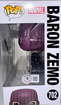 Daniel Bruhl Signed Funko Pop #702 "Baron Zemo" (Falcon & The Winter Soldier) - Beckett COA #02