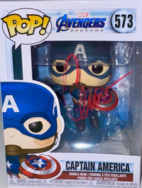 Chris Evans Signed Funko Pop #573 Captain America - SWAU #2
