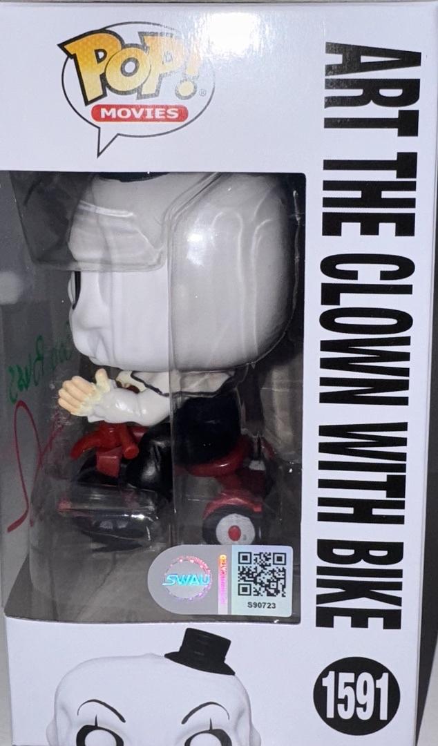 Daniel Roebuck Signed Funko Pop #1591 Art The Clown (Terrifier) - SWAU #03