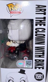 Daniel Roebuck Signed Funko Pop #1591 Art The Clown (Terrifier) - SWAU #03