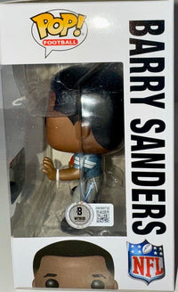 Barry Sanders Signed Funko Pop #81 Detriot Lions - Beckett COA