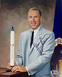 Astronaut Jim Lovell Signed 8x10 Photo (NASA Gemini) Beckett COA