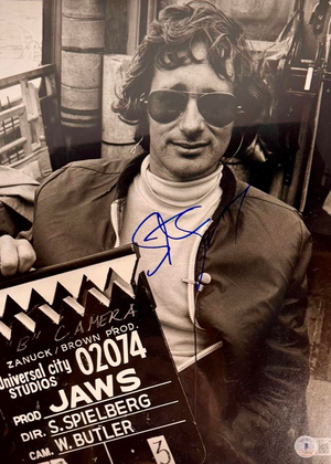 Steven Spielberg Signed 11x14 Photo (Jaws) - Beckett COA