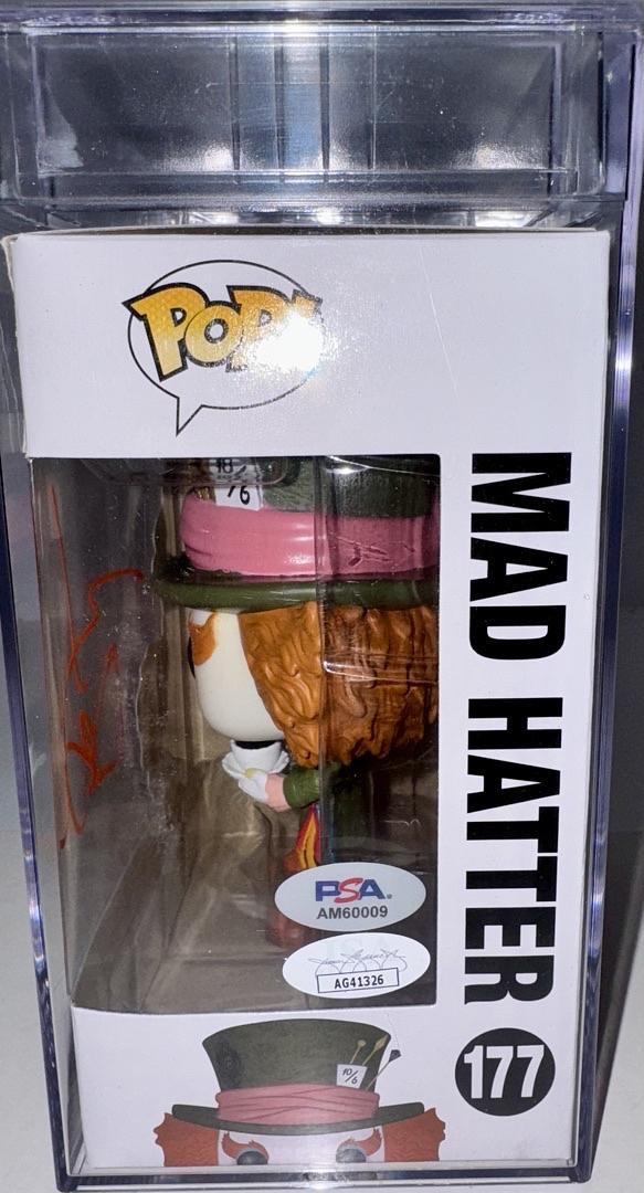 Johnny Depp Signed Funko Pop #177 Mad Hatter - PSA & JSA