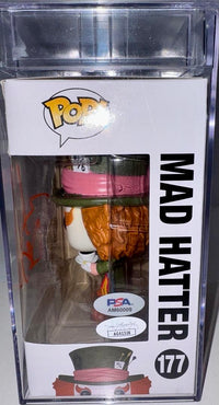 Johnny Depp Signed Funko Pop #177 Mad Hatter - PSA & JSA