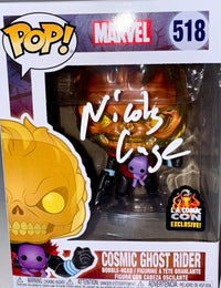 Nicholas Cage Signed Limited Edition Funko Pop #518 (Cosmic Ghost Rider) - Celebrity Authentics