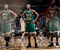 Paul Pierce, Ray Allen, Kevin Garnett Signed 16x20 Photo Boston Celtics - JSA/Fanatics COA