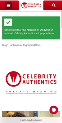 Hugh Jackman Signed Funko Pop #637 "Wolverine" Marvel - Celebrity Authentics