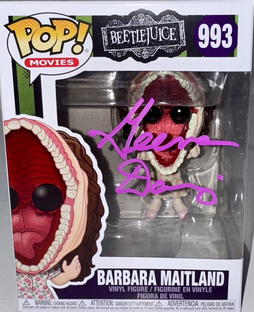 Geena Davis Signed Funko Pop #993 "Barbara Maitland" (Beetlejuice) - OC Celebrity COA
