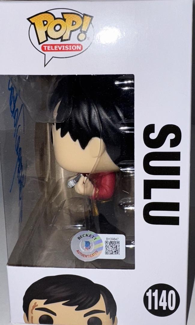 George Takei Signed Funko Pop #1140 "Sulu" (Star Trek) - Beckett COA #02