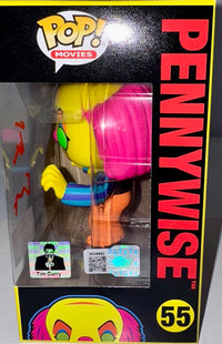 Tim Curry Signed Funko Pop #55 "Pennywise" (IT) Entertainment Earth Exclusive - Beckett COA #03