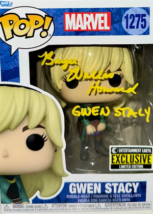 Bryce Dallas Howard Signed Funko Pop #1275 "Gwen Stacy" (Spider-Man) - Beckett COA