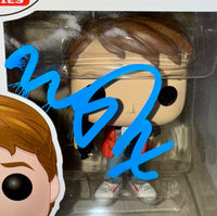 Michael J Fox Signed Funko Pop #961 Marty McFly Back To The Future - Beckett COA #2