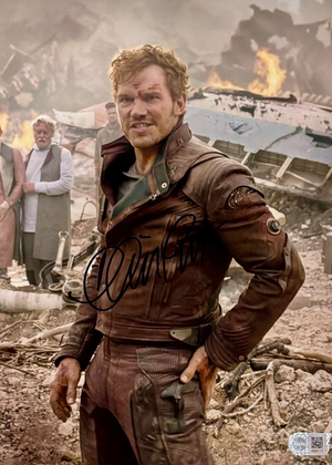 Chris Pratt Signed 11x14 Photo (Starlord GOTG) - SWAU COA #01