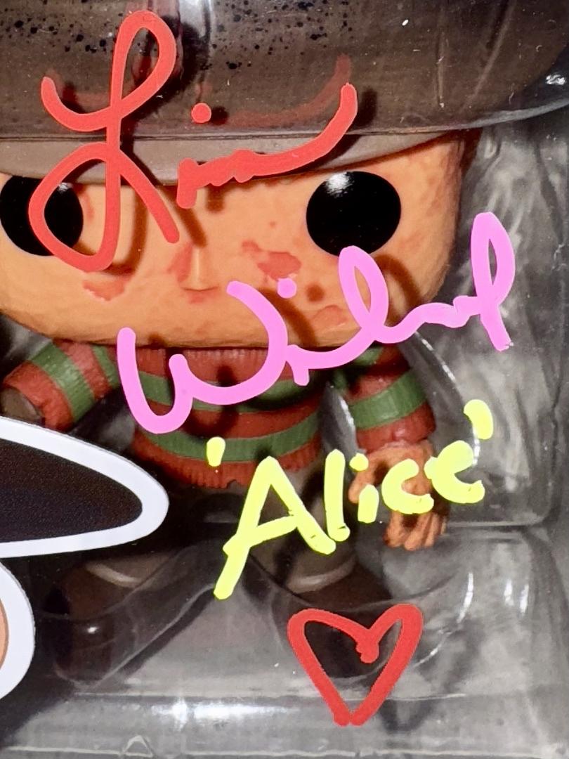 Lisa Wilcox Signed Funko Pop #02 "Freddy Krueger" w/Character Inscription (Nightmare On Elm Street) - SWAU #02