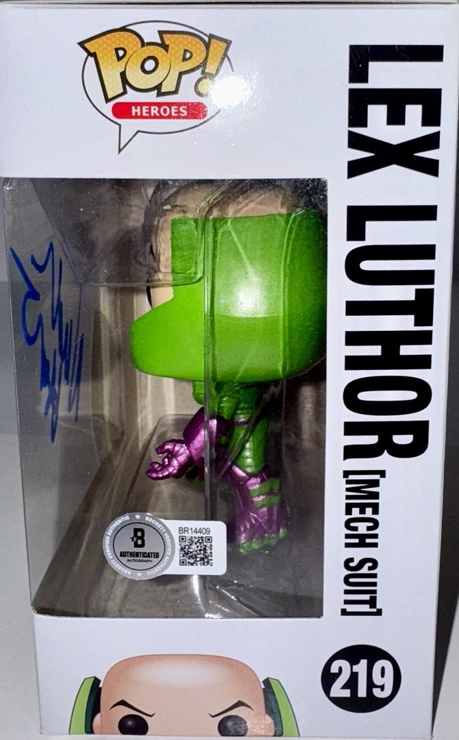 Nicholas Hoult Signed Funko Pop #219 "Lex Luthor" (DC Superheroes) - Beckett COA